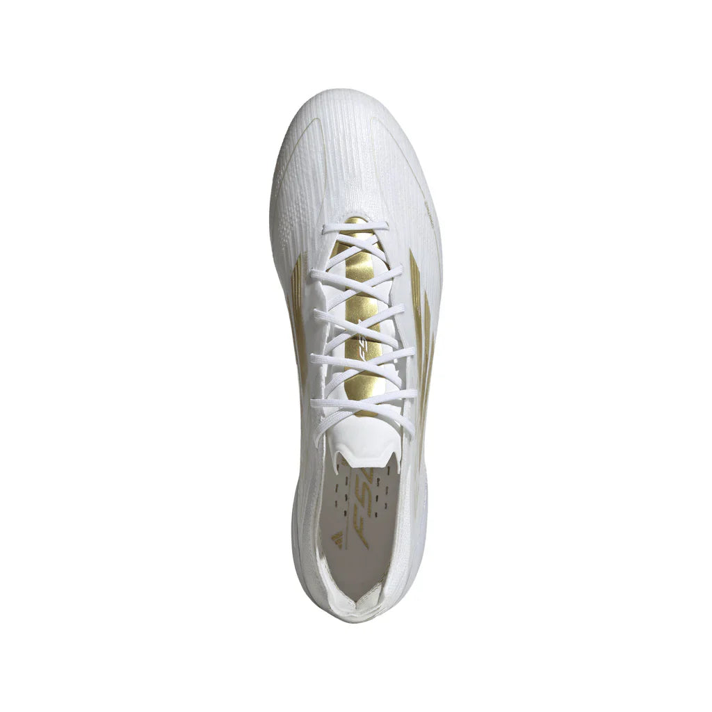F50 Elite FG Laced White & Gold